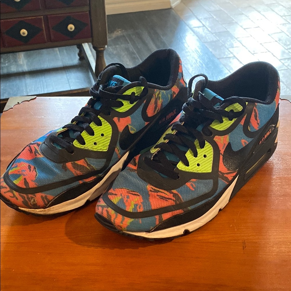 Nike Air Max 90 - 599249 403  Prem Tape Blue Hero Camo - used